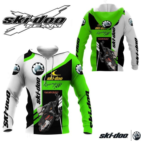 Ski-doo Racing Team 7k794 Fan Gift 3d Zip Hoodie Ii Genxprint