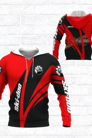 Ski-doo Racing Team 7k839 Fan Gift 3d Zip Hoodie Ii Genxprint