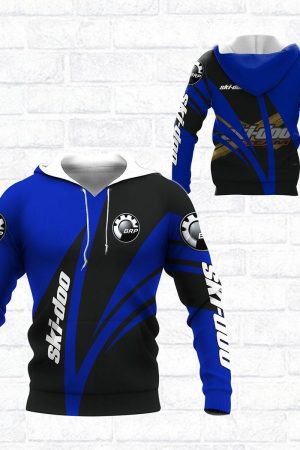Ski-doo Racing Team 7k841 Fan Gift 3d Zip Hoodie Ii Genxprint