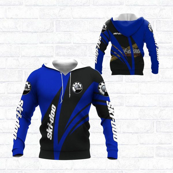 Ski-doo Racing Team 7k841 Fan Gift 3d Zip Hoodie Ii Genxprint