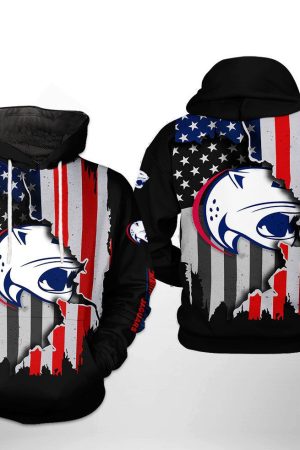 South Alabama Jaguars NCAA US Flag Hoodie Genxprint