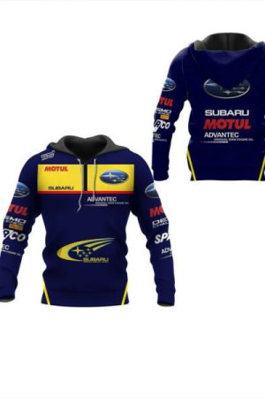 Subaru Racing Shirt Fan Gift 580 Stylist Unisex 3d Hoodie Zip Hoodie Genxprint