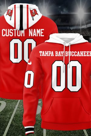 Tampa Bay Buccaneers Custom Name And Number 3D Hoodie Genxprint