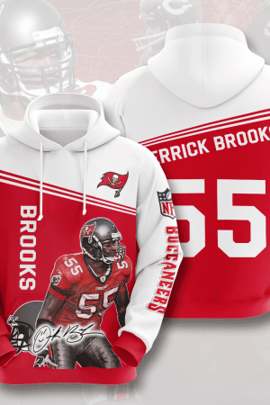Tampa Bay Buccaneers Derrick Brooks Hoodie Genxprint