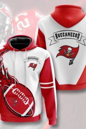 Tampa Bay Buccaneers Fire Ball Hoodie Genxprint