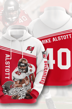 Tampa Bay Buccaneers Mike Alstott Hoodie Genxprint