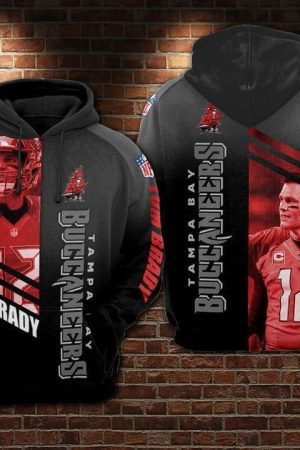 Tampa Bay Buccaneers Number 12 Zip Hoodie Genxprint