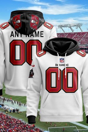 Tampa Bay Buccaneers Personalized Name And Number NFL 3D Hoodie Style Genxprint