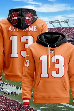 Tampa Bay Buccaneers Personalized Name And Number NFL 3D Hoodie Style Genxprint