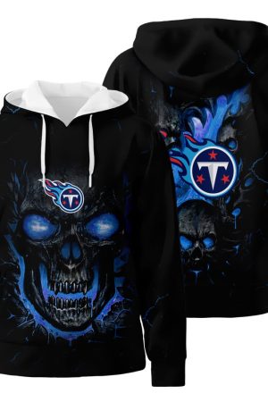 Tennessee Titans 3D All Over Print Hoodie Zip-Up Hoodie Style Genxprint