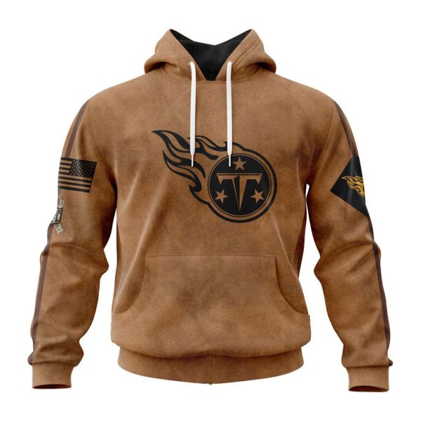 Tennessee Titans Basic Brown NFL 3D Hoodie Genxprint