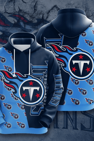Tennessee Titans Big Logo Hoodie Genxprint