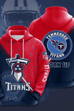 Tennessee Titans Big Logo Hoodie Genxprint
