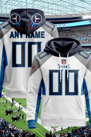 Tennessee Titans Custom Name And Number 3D Hoodie Style Genxprint