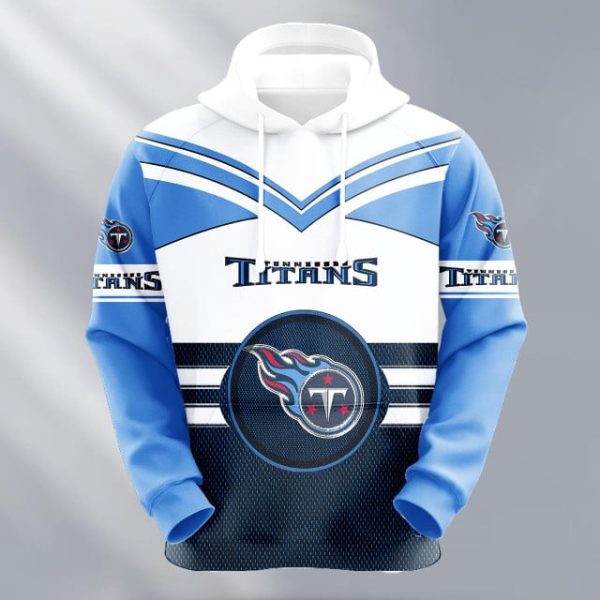 Tennessee Titans Logo NFL 3D Hoodie Style Genxprint