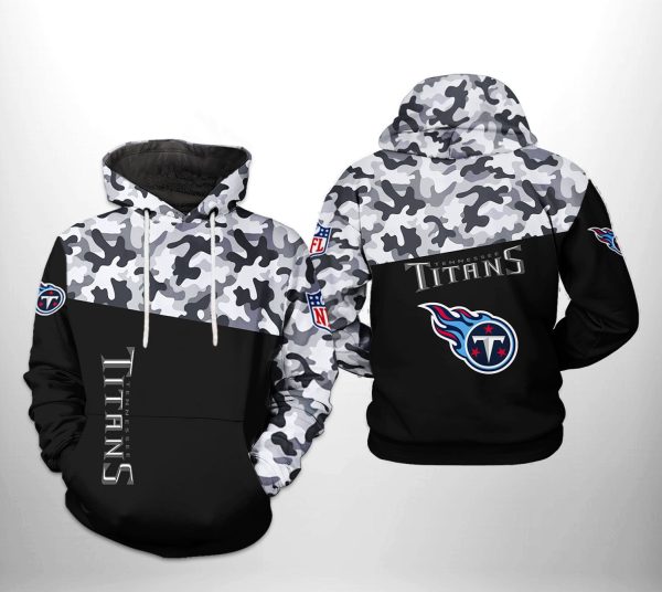 Tennessee Titans NFL Camo Team Hoodie Zip Hoodie Genxprint
