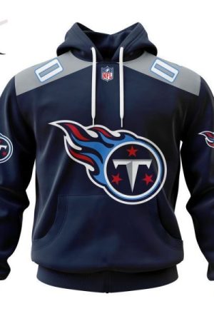 Tennessee Titans Personalized Name And Number NFL 3D Hoodie Style Genxprint