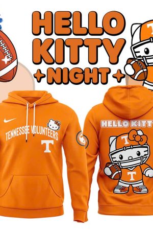 Tennessee Vols Hello Kitty Night Hoodie Genxprint