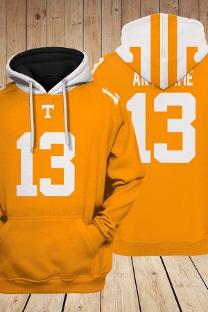 Tennessee Volunteers Football Custom 3D printed Sweatshirt Hoodie Zipped Hoodie Genxprint