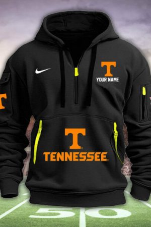Tennessee Volunteers Quarter Zip Hoodie Set Genxprint