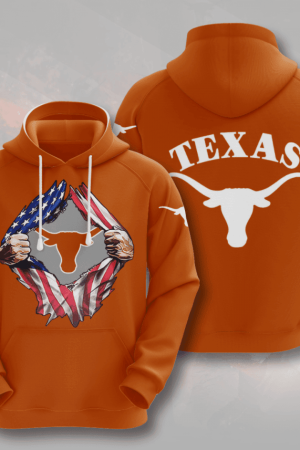 Texas Longhorns American Football Hoodie Genxprint