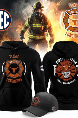 Texas Longhorns Firefighter Appreciation NCAA Hoodie Genxprint