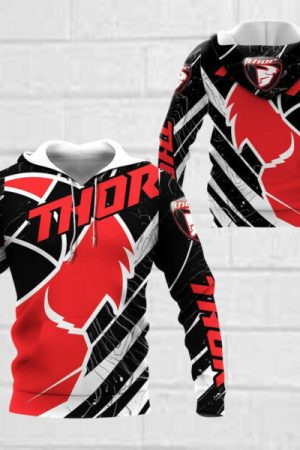 Thor Racing 8k49 Fan Gift 3d Zip Hoodie Ii0 Genxprint