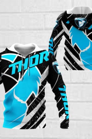 Thor Racing 8k55 Fan Gift 3d Zip Hoodie Ii0 Genxprint