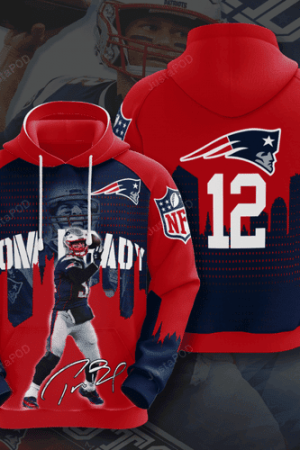 Tom Brady New England Patriots Hoodie Genxprint
