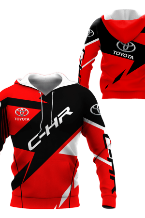 Toyota C-hr Shirt Fan Gift 861 Stylist Unisex 3d Hoodie Zip Hoodie Genxprint
