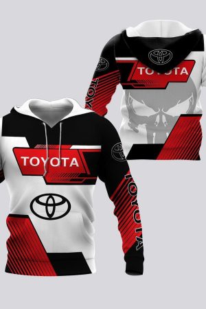 Toyota Lover Gift Skull Toyota Toyota Lph All Over Print Hoodie Zip Hoodie Genxprint