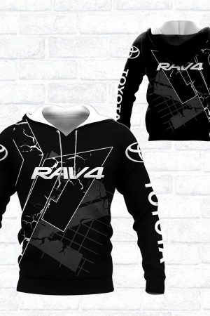 Toyota Rav4 Shirt Fan Gift 362 Stylist Unisex 3d Hoodie Zip Hoodie Genxprint