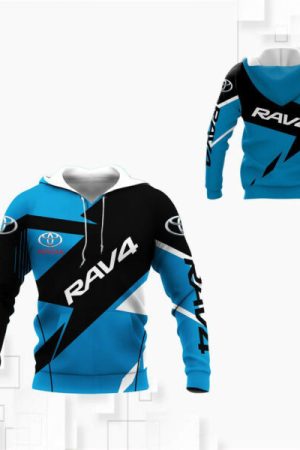 Toyota Rav4 Shirt Fan Gift 815 Stylist Unisex 3d Hoodie Zip Hoodie Genxprint