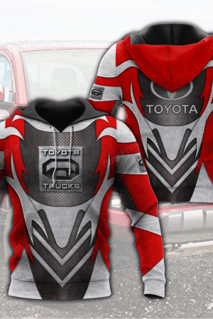 Toyota Truck Fan Gift Stylist Unisex Cartoon 3d Hoodie Zip Hoodie Genxprint
