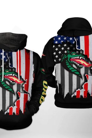 UAB Blazers NCAA US Flag Hoodie Genxprint