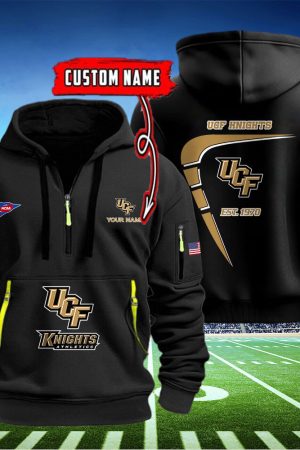 UCF Knights Quarter Zip Hoodie Genxprint