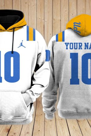 UCLA Bruins Football Custom 3D printed Sweatshirt Hoodie Zipped Hoodie Genxprint