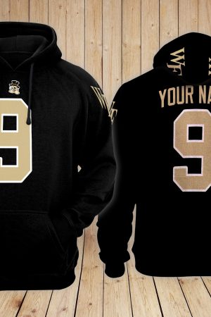 Wake Forest Demon Deacons Football Custom 3D printed Sweatshirt Hoodie Zipped Hoodie Genxprint