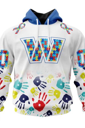 Washington Commanders Autism NFL Football Team Hoodie Genxprint