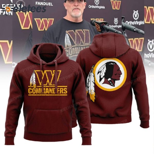 Washington Commanders Basic V2 NFL Football Team Hoodie Genxprint
