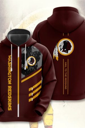 Washington Commanders Hail To The V3 NFL Football Team Hoodie Genxprint