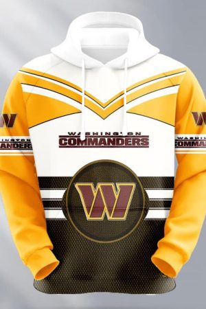 Washington Commanders Logo NFL 3D Hoodie Style Genxprint