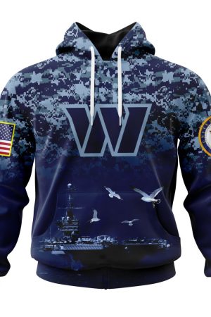 Washington Commanders Navy Camo V1 NFL Football Team Hoodie Genxprint