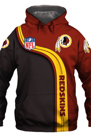 Washington Commanders Old Logo V2 NFL Football Team Hoodie Genxprint
