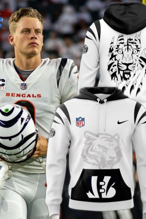 Whiteout Cincinnati Bengals 2024 Limited Pullover Hoodie Genxprint