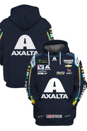 William Byron Axalta All Over Print Hoodie Genxprint