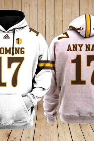 Wyoming Cowboys football NCAA Custom 3D Hoodie PT Genxprint