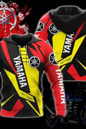 Yamaha Factory Racing All Over Print Hoodie Zip Hoodie Genxprint
