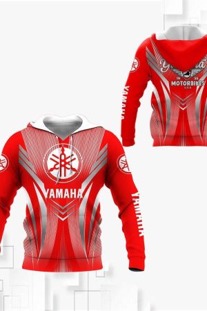 Yamaha Motorbikes 1955 Yamaha All Over Print Hoodie Zip Hoodie Genxprint