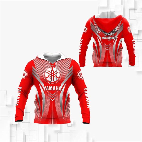 Yamaha Motorbikes 1955 Yamaha All Over Print Hoodie Zip Hoodie Genxprint